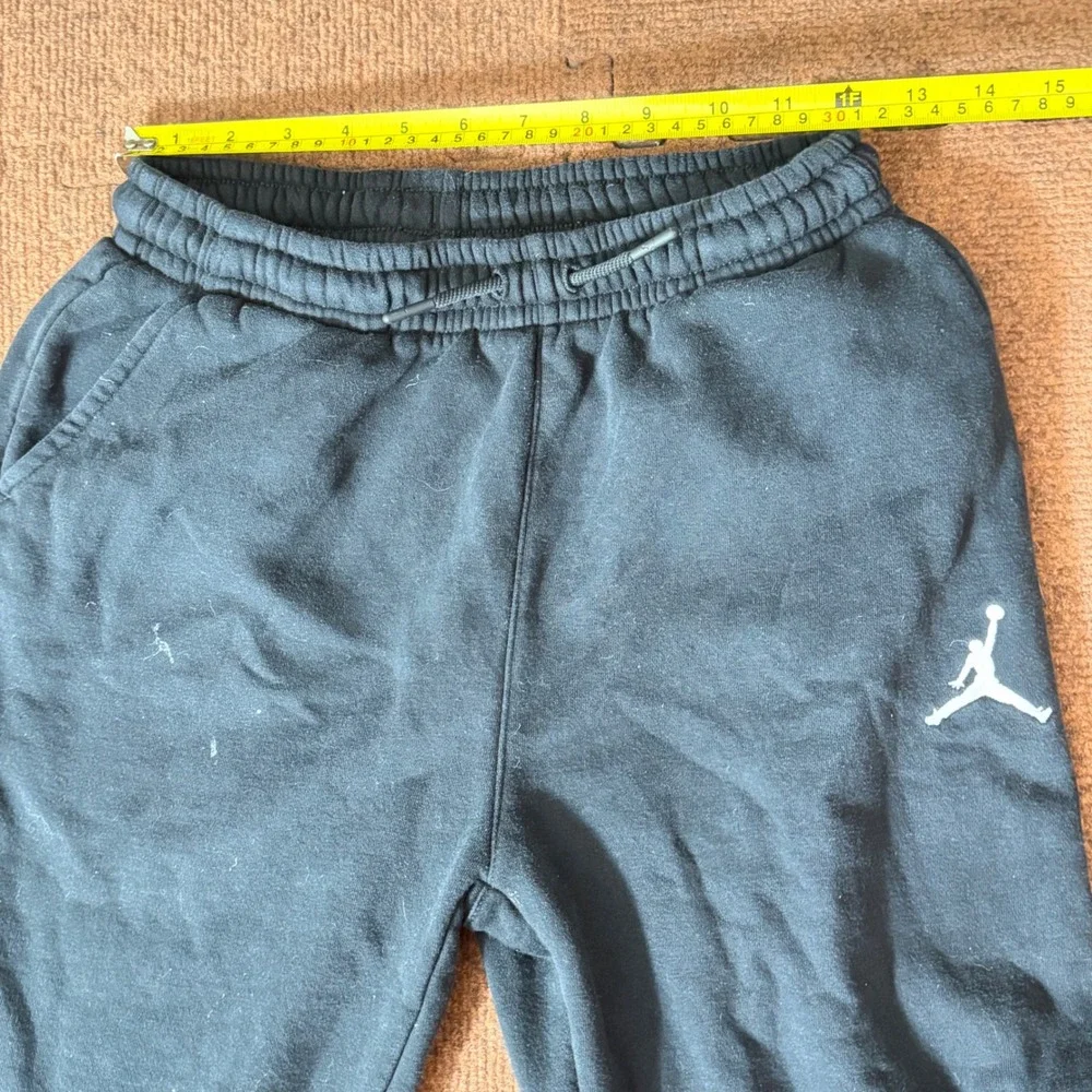 Jordan Boys Black Sweatpants Jumpman Logo Fleece Joggers XL 13-15 Years gym fit‎